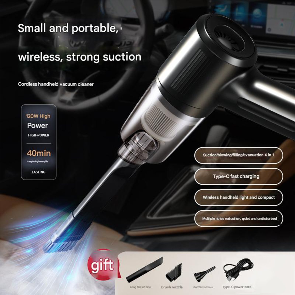 Wireless Handheld Vacuum Cleaner